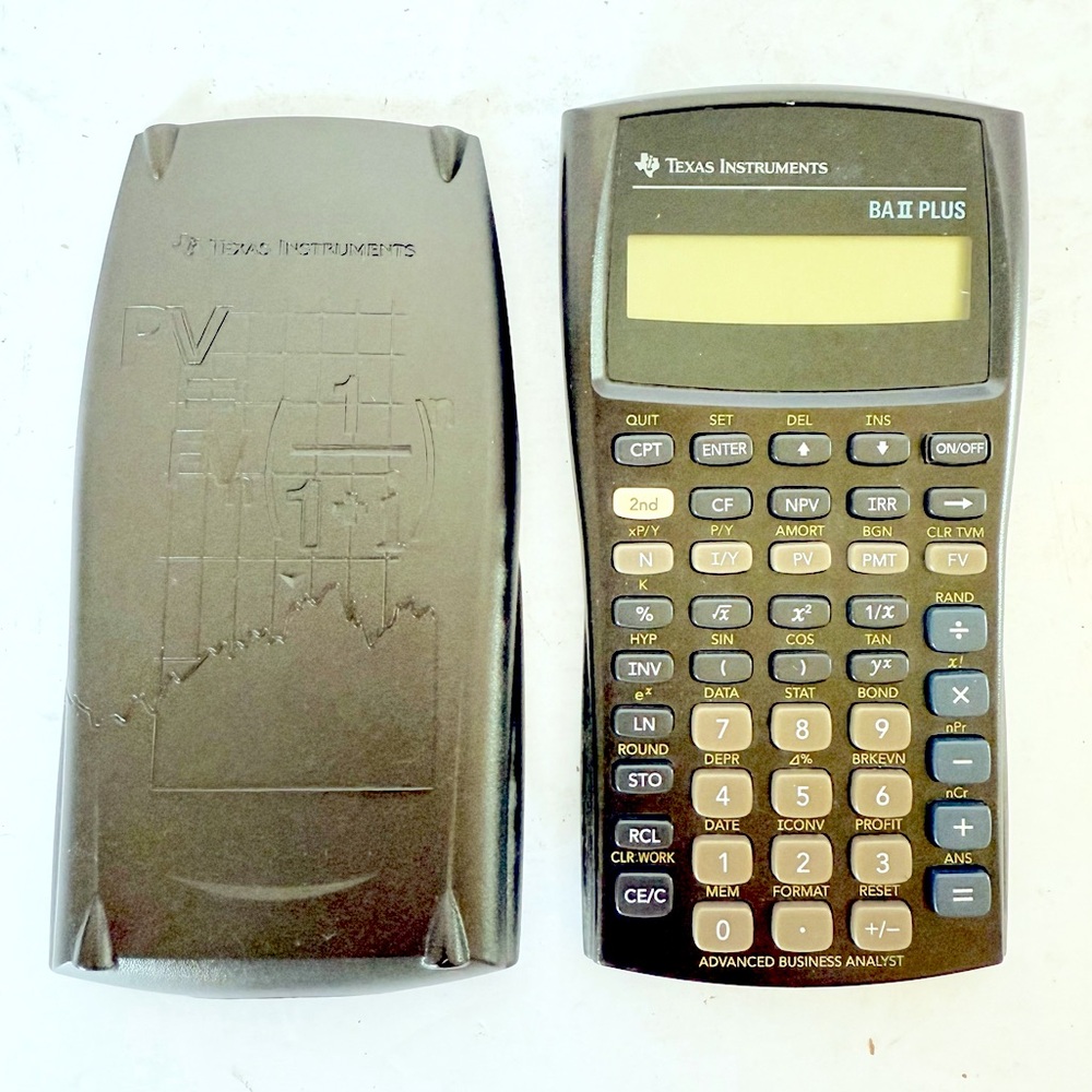 Texas Instruments BA II Plus Financial Calculator –Business, Accounting, Finance